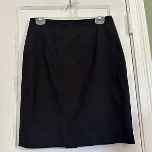 Banana Republic Black Pencil Skirt Knee-Length Work